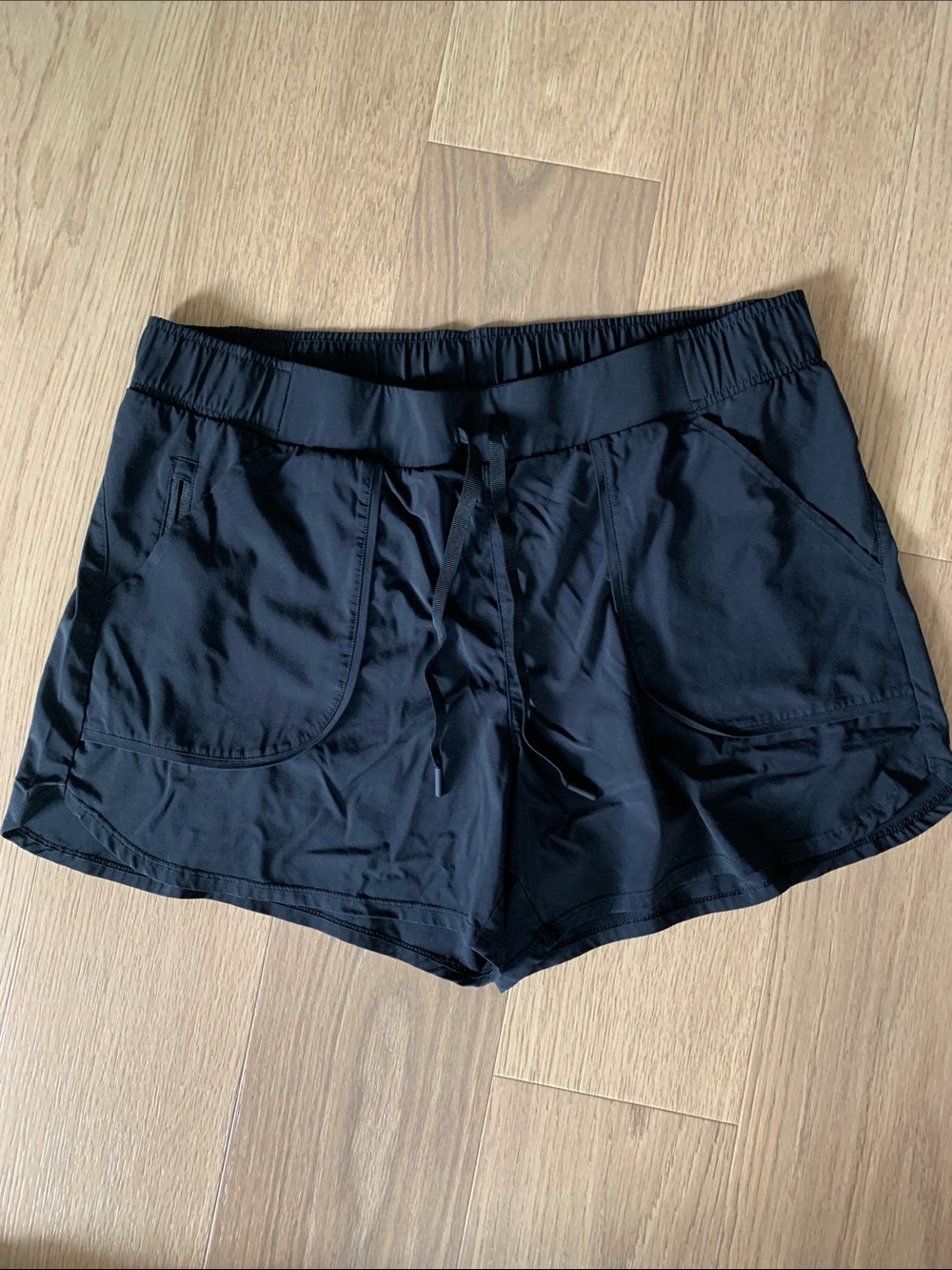 all in motion Black Drawstring Athletic Shorts with Pockets